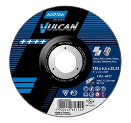 Круг зачисний Norton Vulcan Ø 150x6.4x22.23