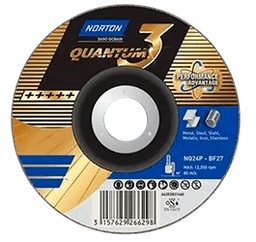 Круг зачисний Norton Quantum 3 Ø 125 x 7.0x22.23
