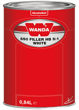 WAN 650 Грунт-наповнювач HB 5:1 (білий) комплект 1л