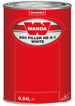 WAN 650 Грунт-наповнювач HB 5:1 (білий) комплект 1л