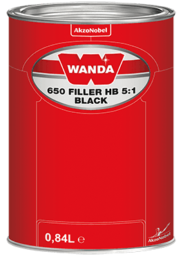 WAN 650 Грунт-наповнювач HB 5:1 (чорний) комплект 1л