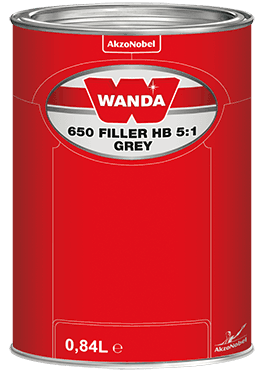 WAN 650 Грунт-наповнювач HB 5:1 (сірий) комплект 1л