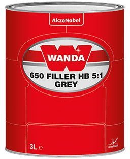 WAN 650 Грунт-наповнювач HB 5:1 (сірий) комплект 3.6л