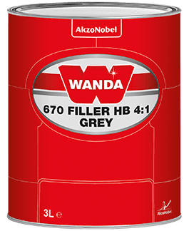 WAN 670 Грунт-вирівнювач HB 4:1 (сірий) комплект 3.75л
